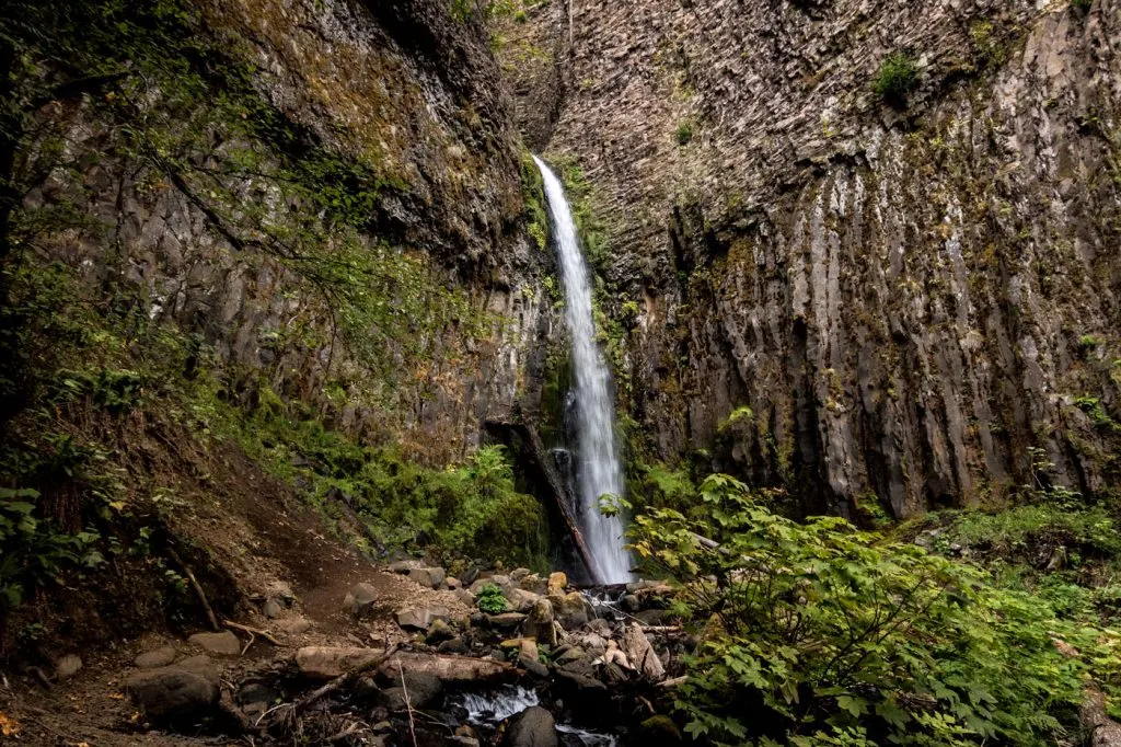 Dry Creek Falls is a must stop on your Portland road trip.