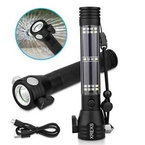 Solar-powered Flashlight