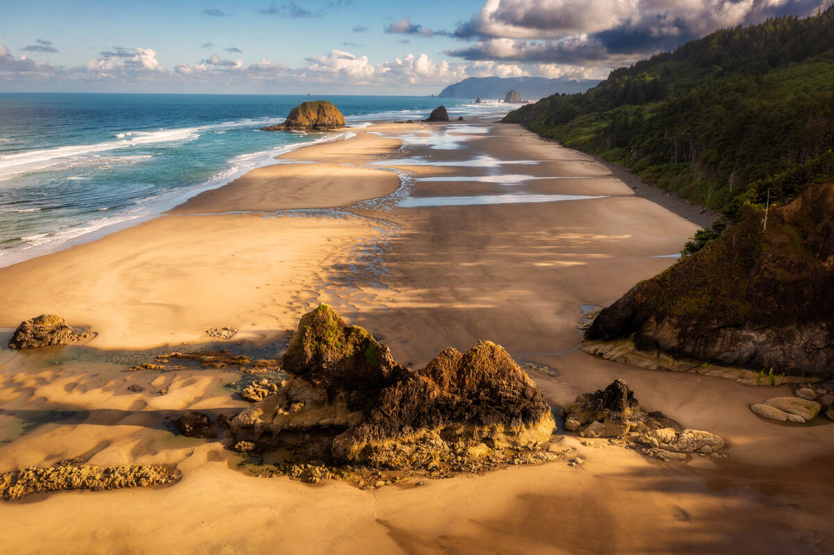 View over Arcadia Beach State Recreation Site