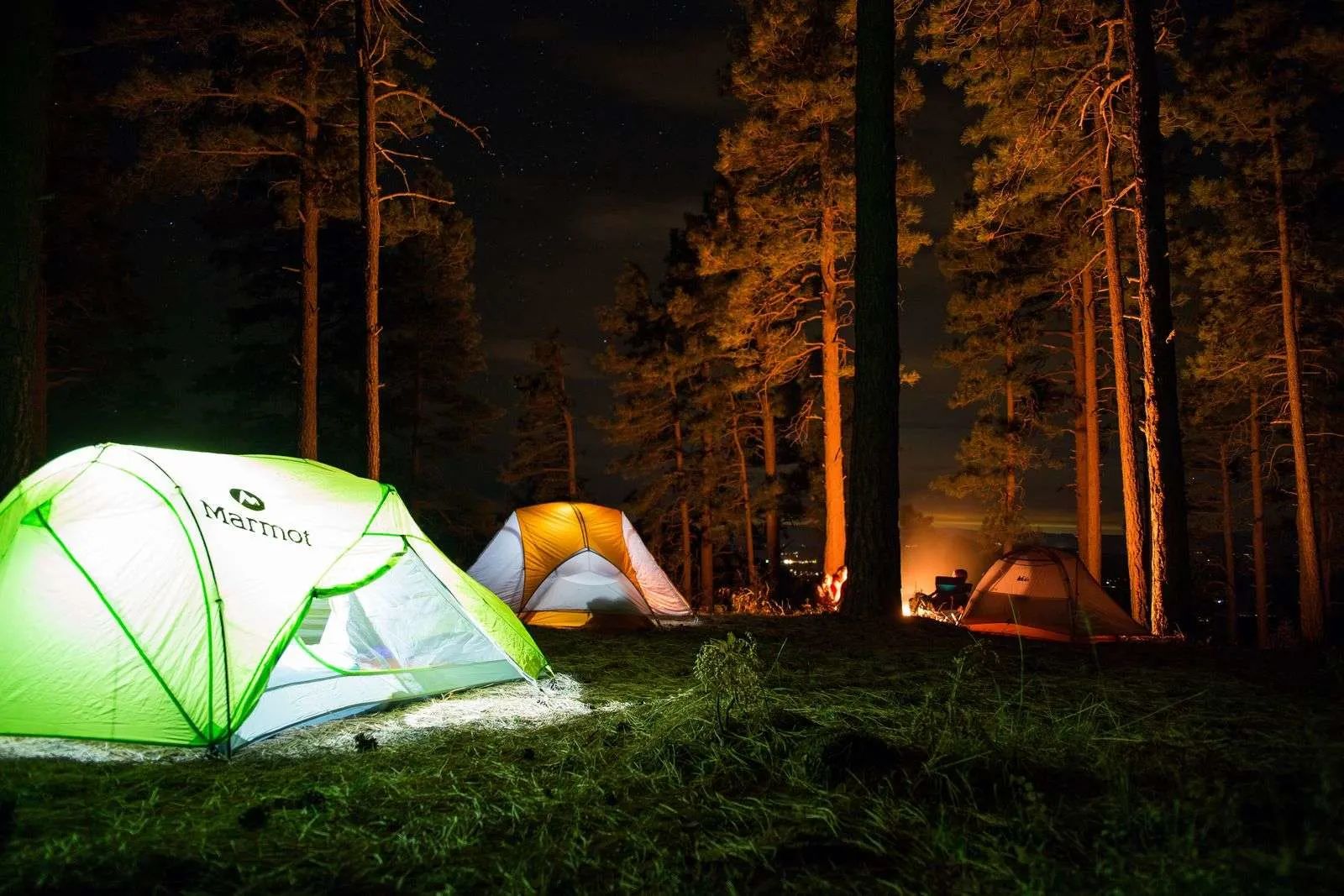 Camping 3 way hookup tent sites