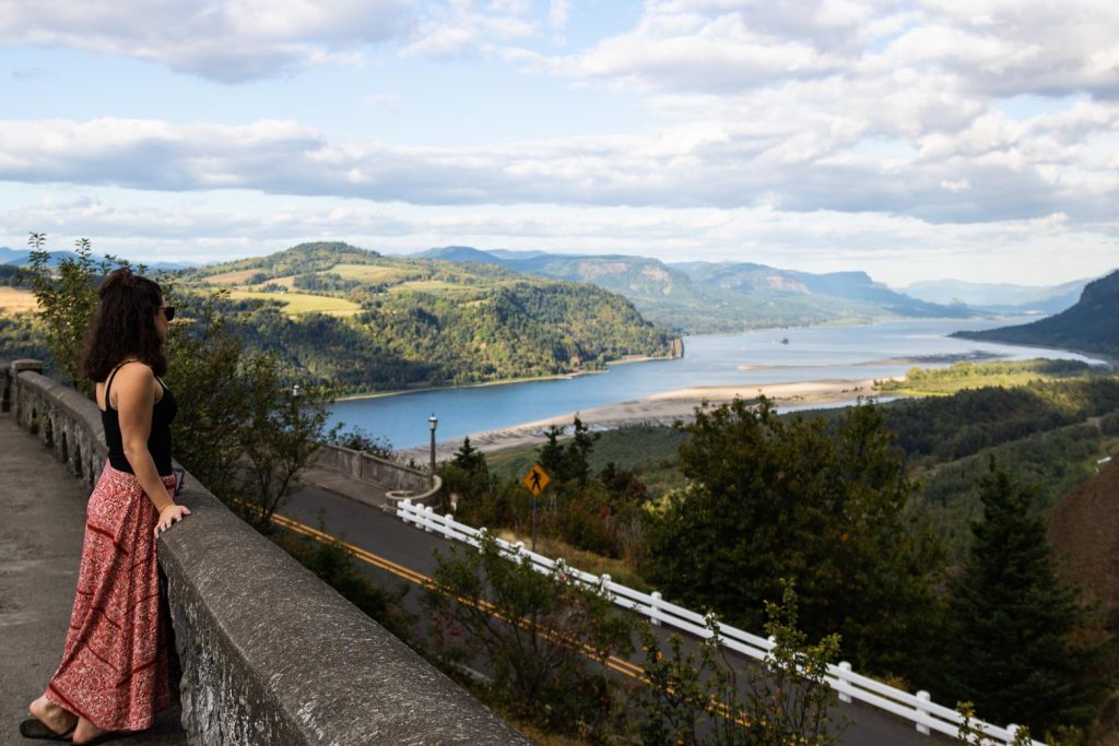 A stop at the Vista House on your Oregon road trip is a must.