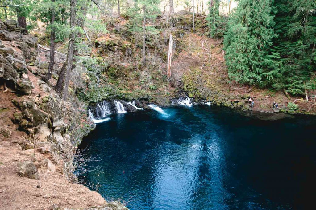 The Blue Pool will delight you with its beauty