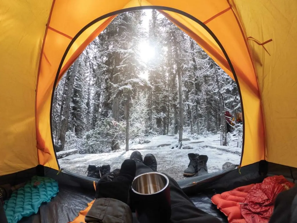 Oregon in winter has a bunch of lovely places for camping