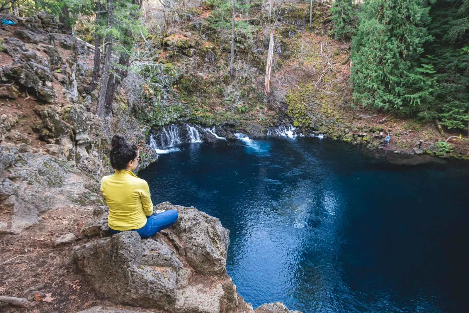 Blue Pool is a cool hike near Bend, Oregon