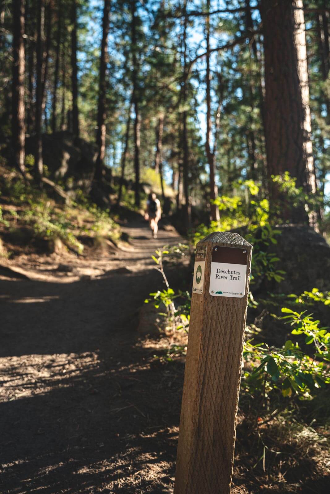 A hiking trail on the Deschutes River — add this to your Oregon trip.