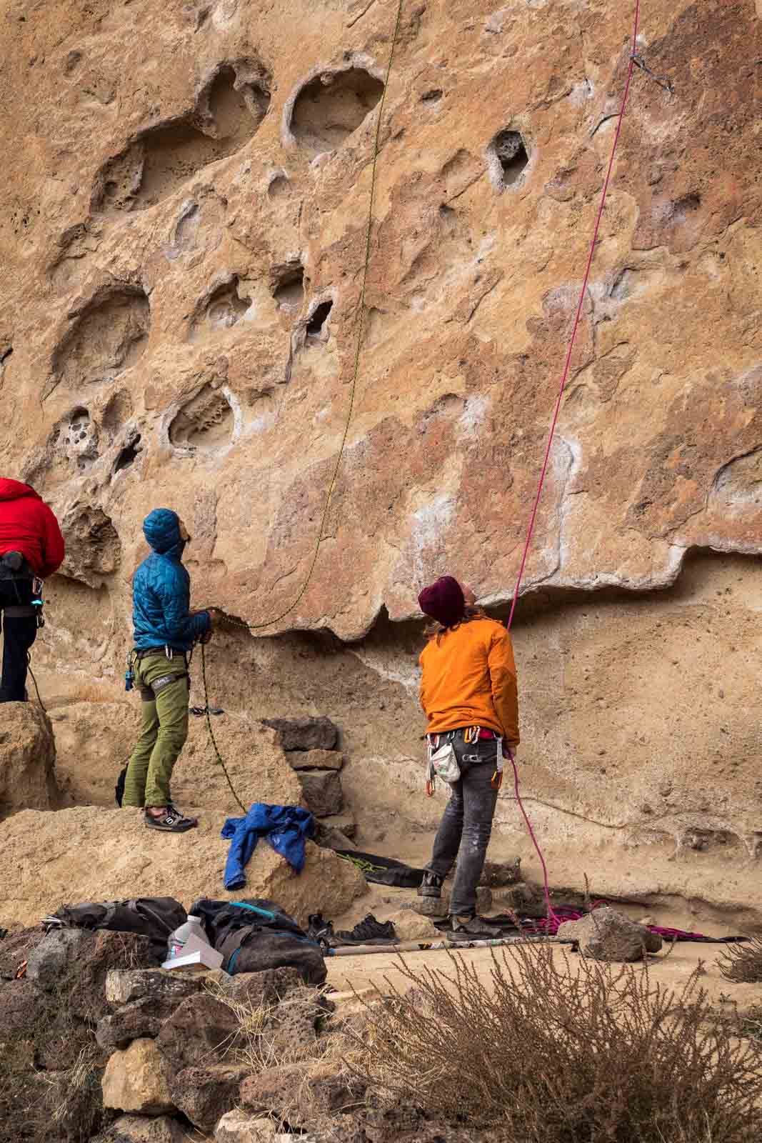 People rock climbing on Smith Rock — one of many exciting things to do in Bend