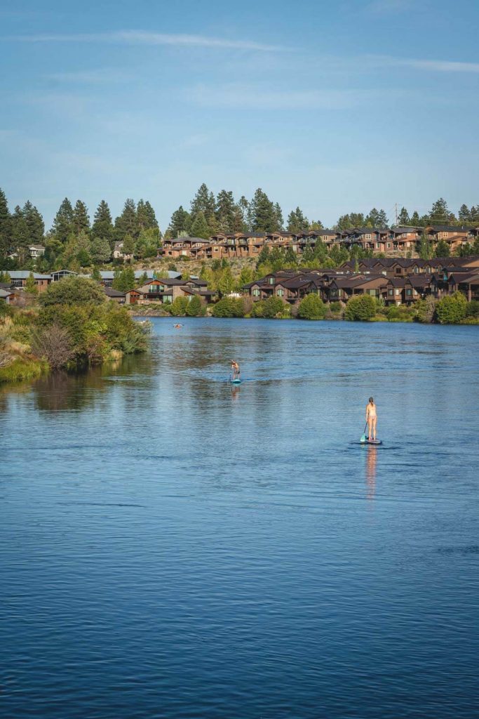 If you're looking for adventurous things to do in Sunriver, be sure to check out the Deschutes River trail.