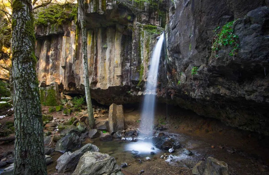 You can't miss Hedge Creek Falls on your Northern California road trip