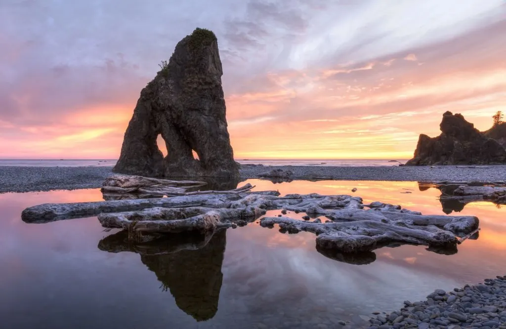 Ruby Beach is a gorgeous place to stop on your Washington road trip.
