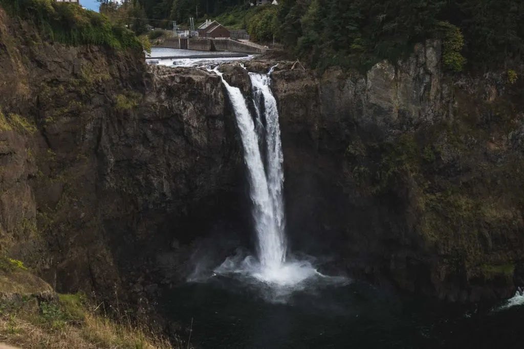 Snoqualmie Falls is a popular scenic stop for a Washington road trip.