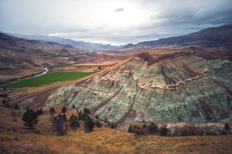 Breathtaking views of the Blue Basin Overlook in the John Day Fossil Beds.