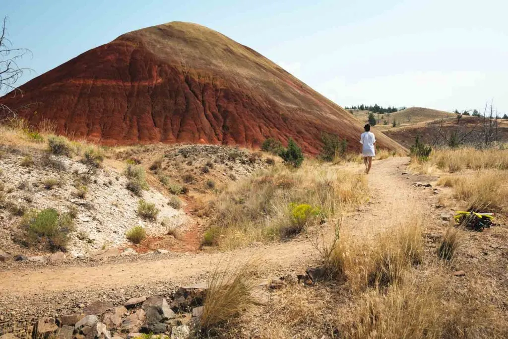 Another hiking trail in the Painted Hills.