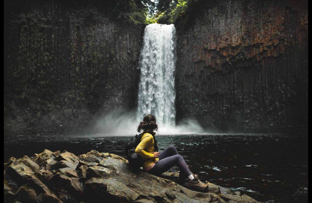 Visiting Abiqua Falls is one of the best day trips from Eugene. 
