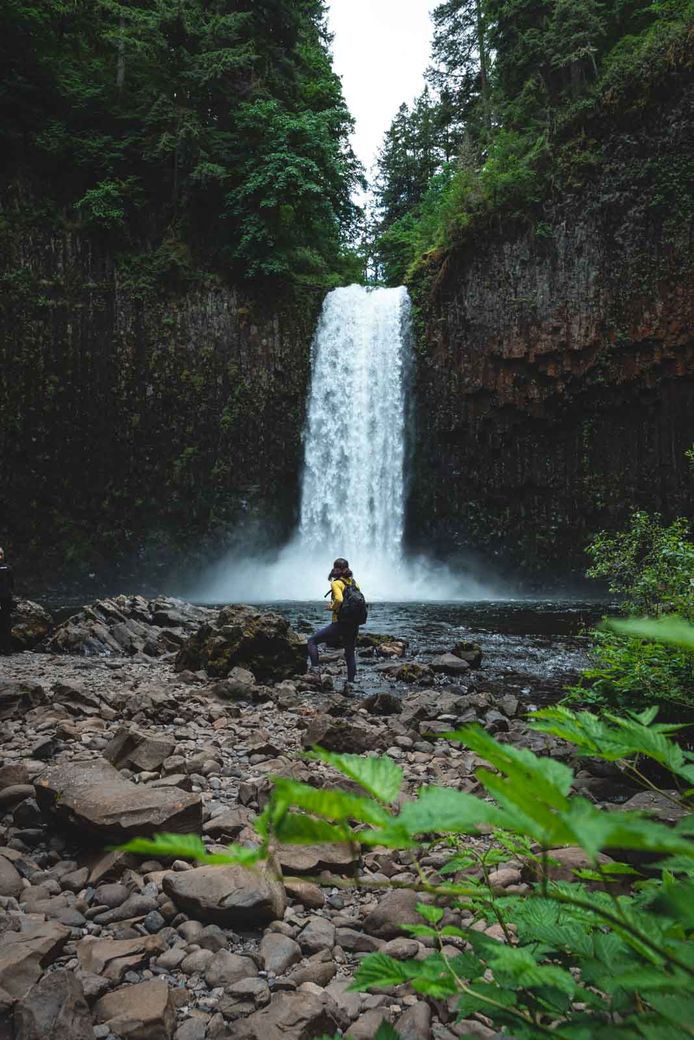 Abiqua Falls is a stunning Oregon waterfall.