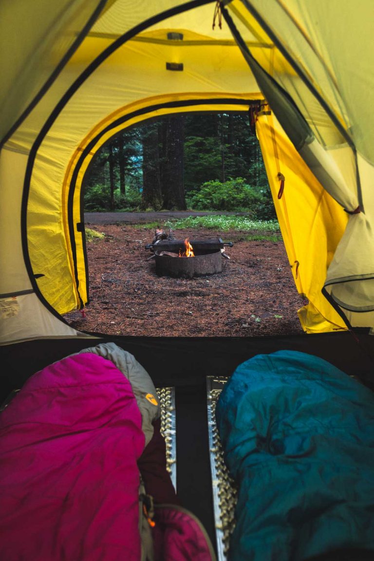 Camping at Silver Falls State Park