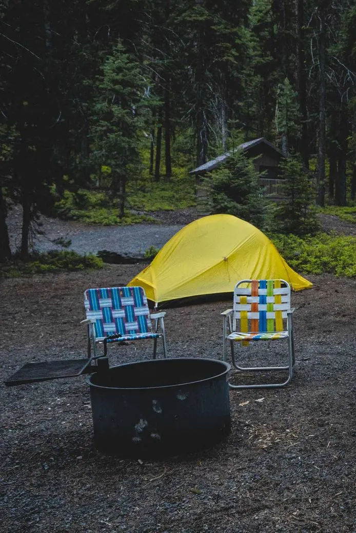 Camping is a fun experience when visiting Strawberry Mountain Wilderness.