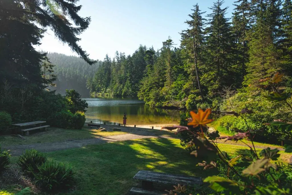 Lake Marie is an easy hike to do while exploring Oregon dunes.