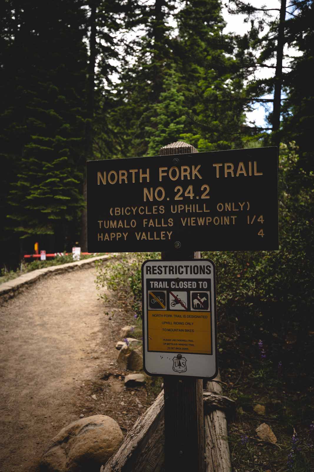 Tumalo Falls Trail Map Tumalo Falls Hike & Bike Trail Near Bend, Oregon