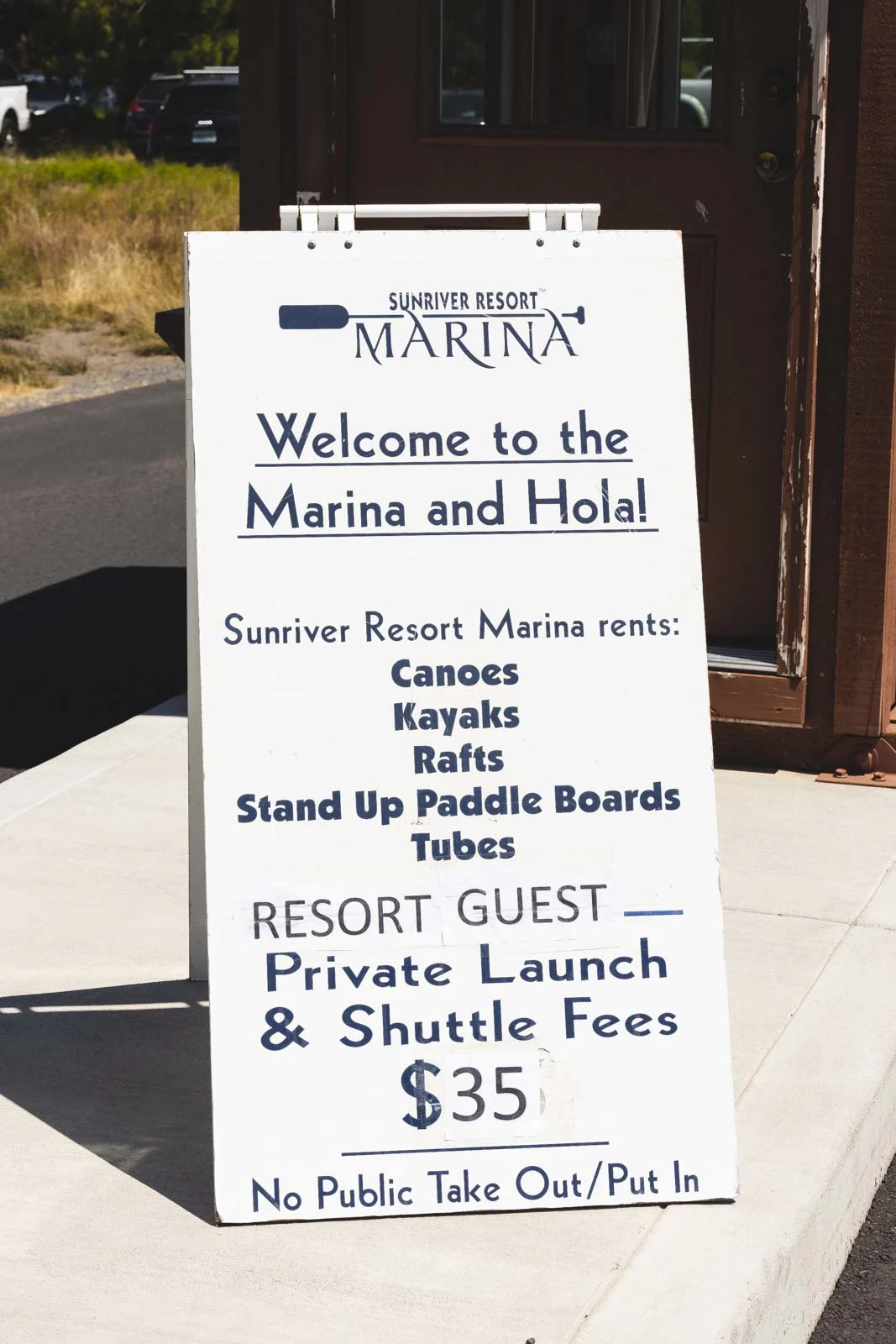 If you're looking for fun things to do in Sunriver, head to Sunriver Marina and get some outdoor equipment.
