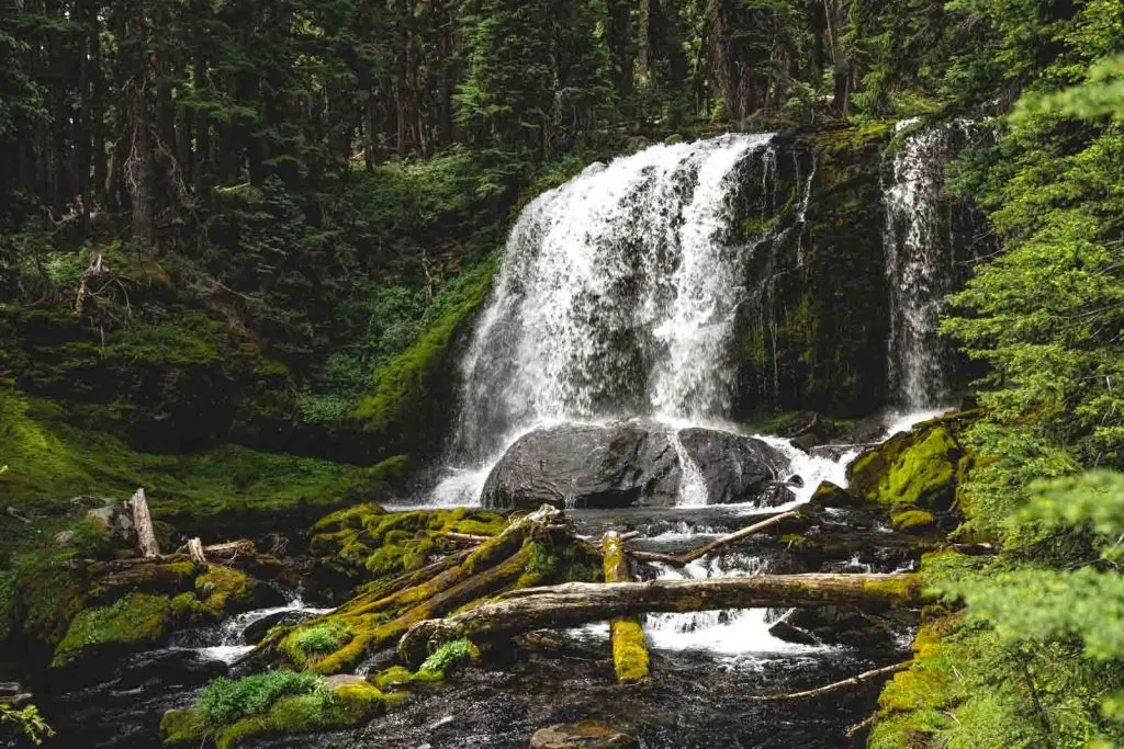 The Tumalo Falls hike will reward you with a beautiful waterfall!