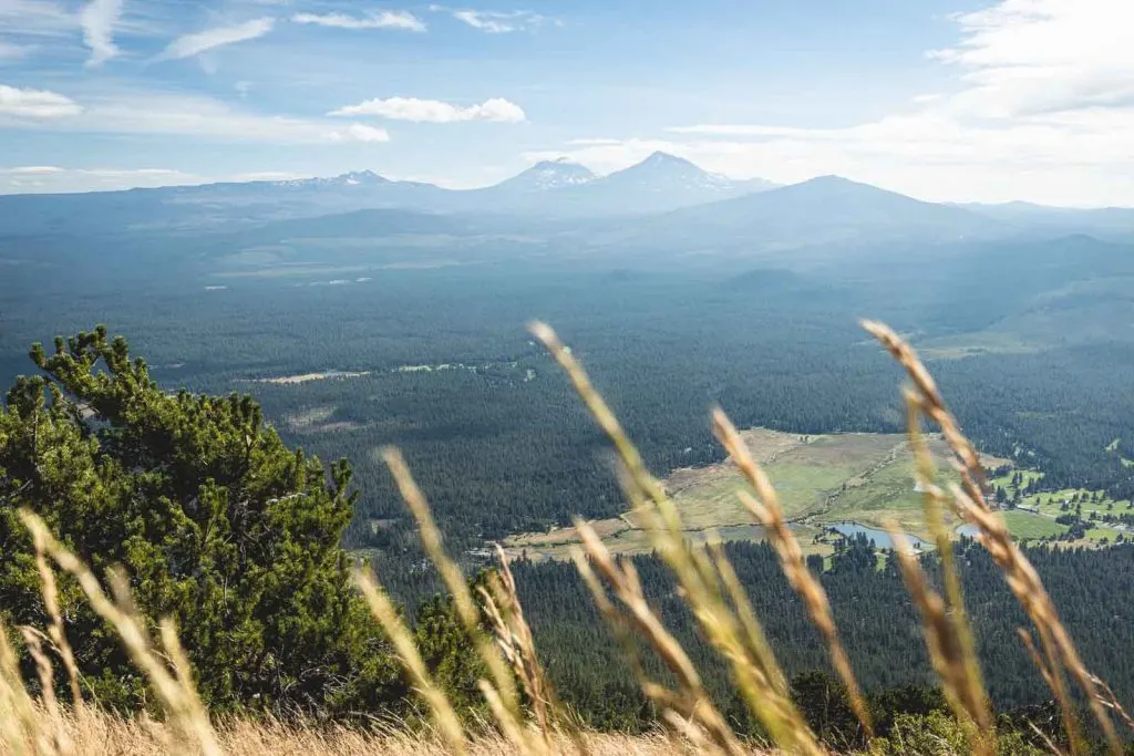 Mountain views from Black Butte summit