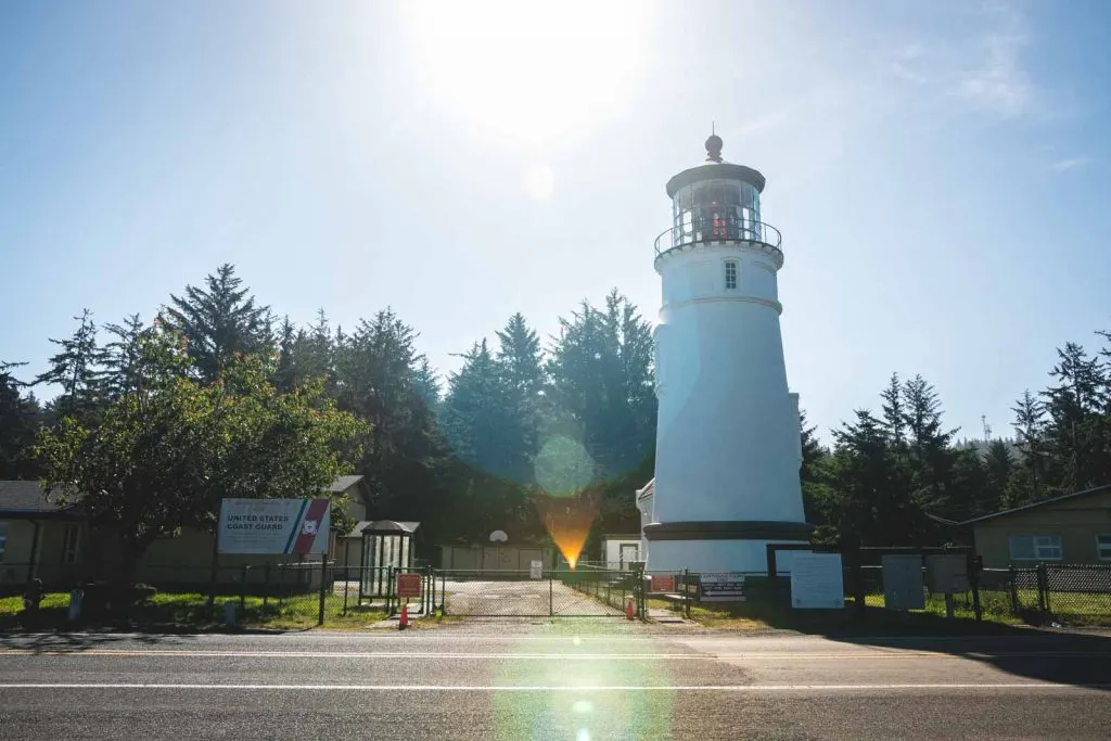 Umpqua River Lighthouse, one of the best Oregon Lighthouses to visit