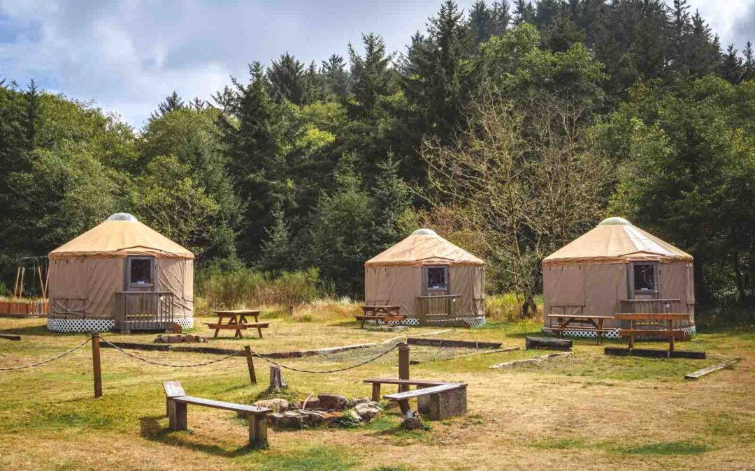 harris beach yurts