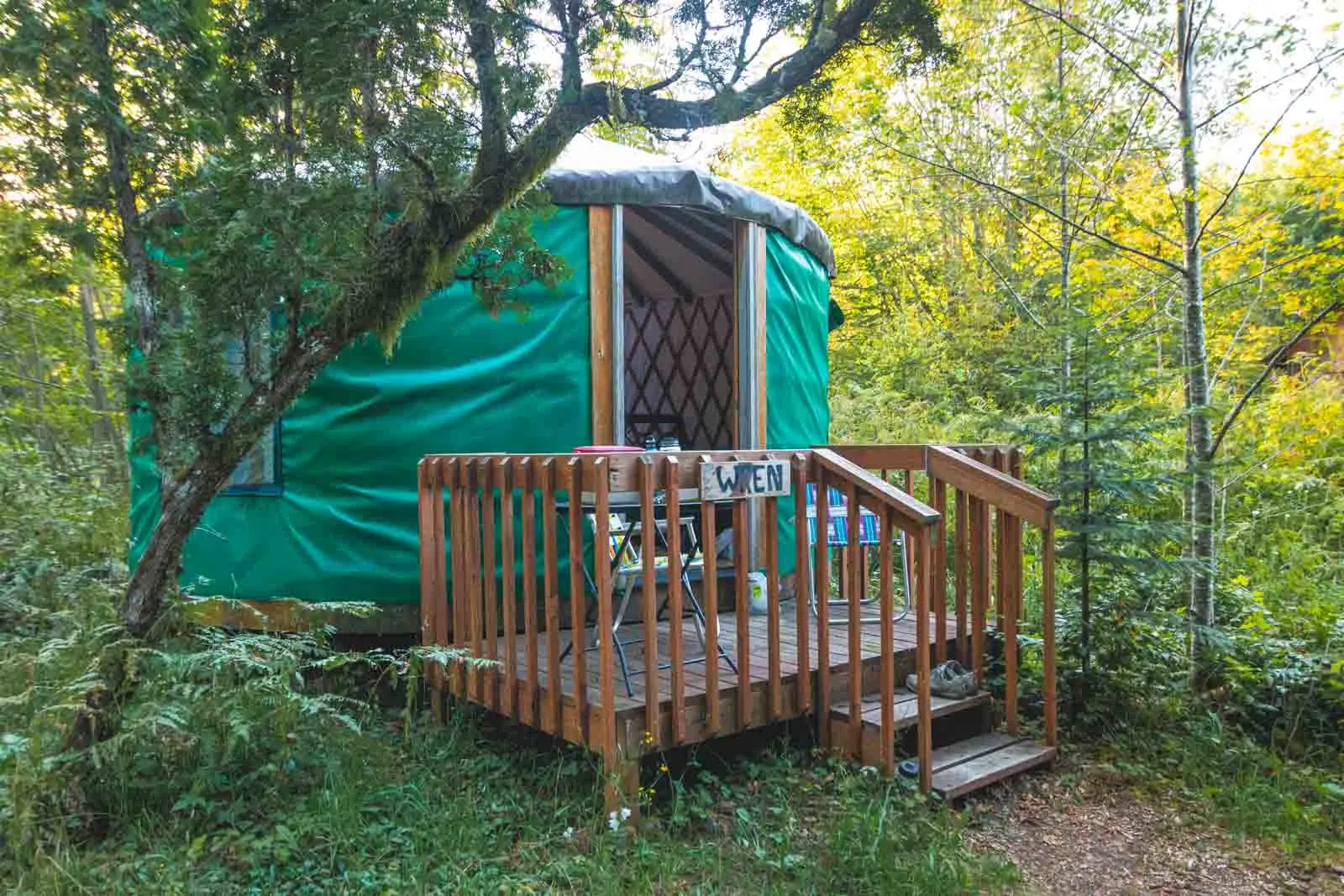 harris beach state park yurt