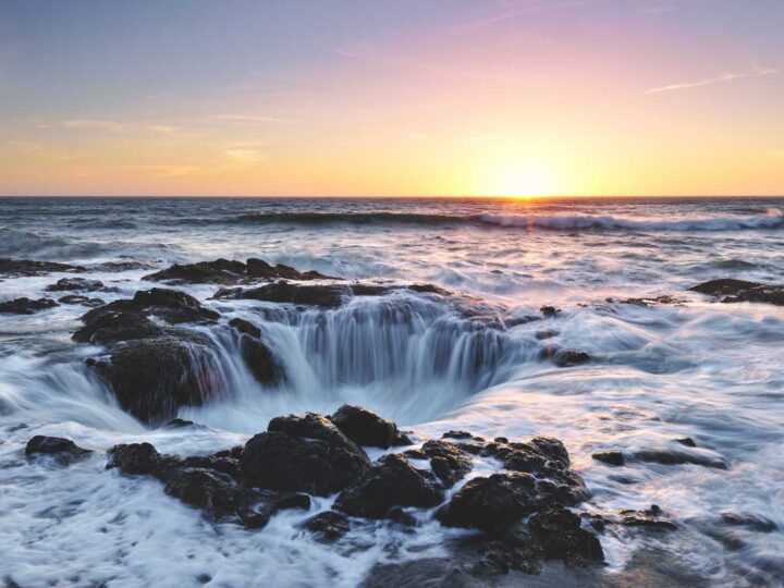 Visiting Thor’s Well in Cape Perpetua, Oregon