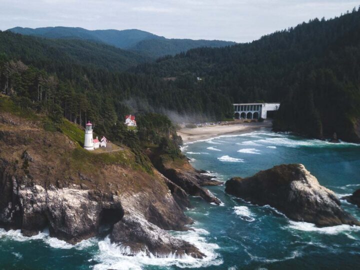 Exploring Heceta Head Lighthouse, Beach, and Trail!