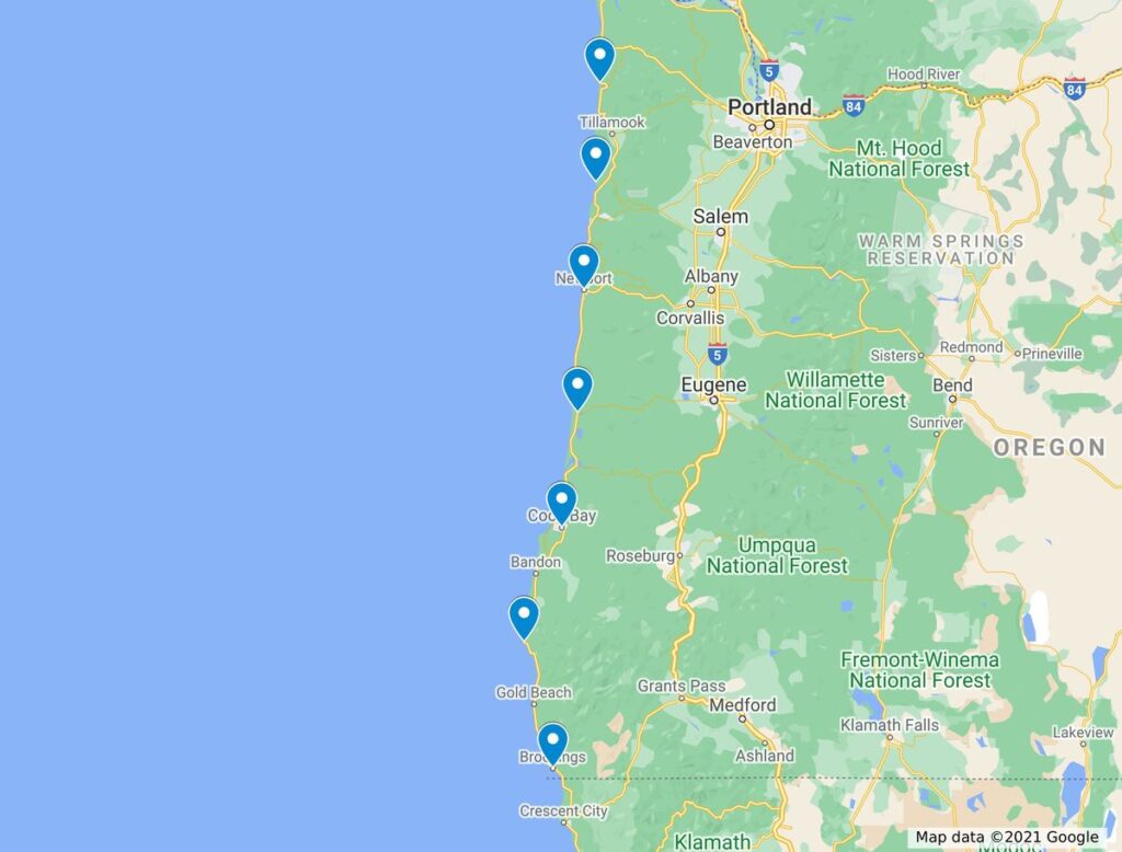 3 day oregon coast road trip from seattle