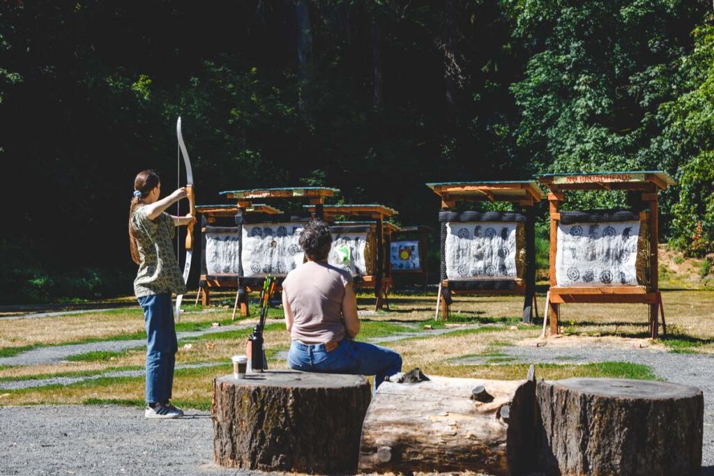 Archery at Washington Park one of the best parks in Portland