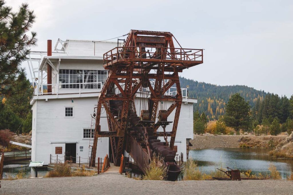 Historical mining dredge Sumpter, Oregon