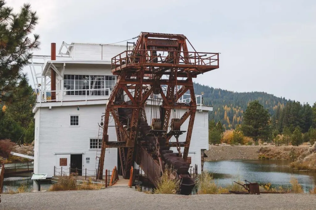 Historical mining dredge Sumpter, Oregon