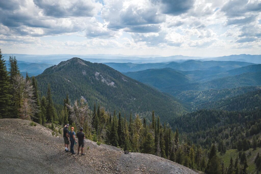 View of Elkhorn Mountains near Sumpter Oregon