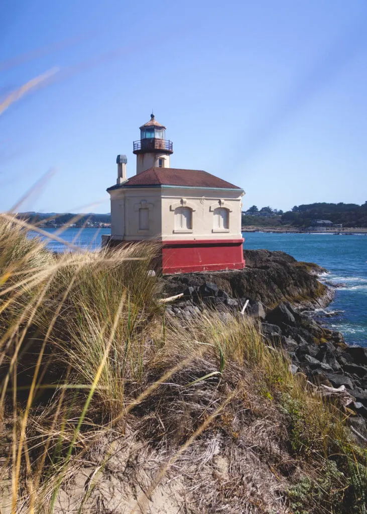 Coquille River Lighthouse at Bullards Beach State Park