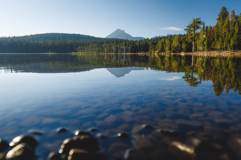 Reflection on Lake of the Woods for things to do in Klamath Falls