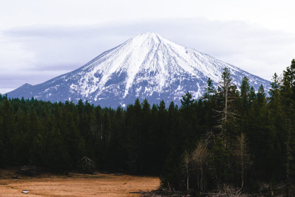 View of Mount McLoughlin one of the things to do in Klamath Falls