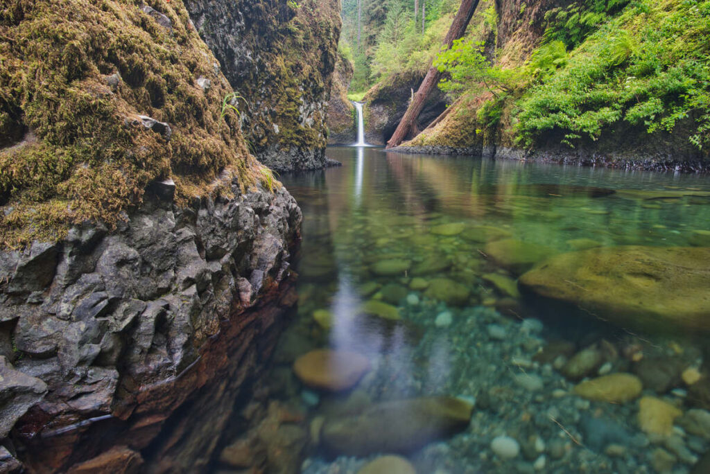 punchbowl falls oregon for best waterfalls near portland
