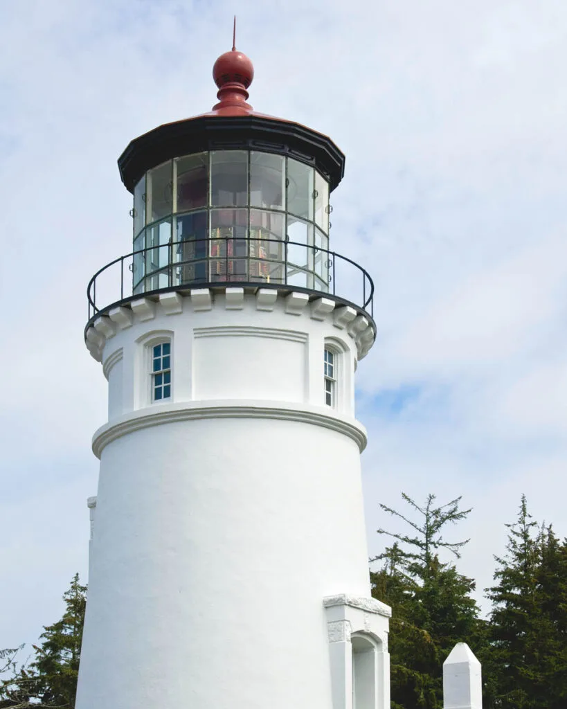 Umpqua River Lighthouse Tower in Oregon.