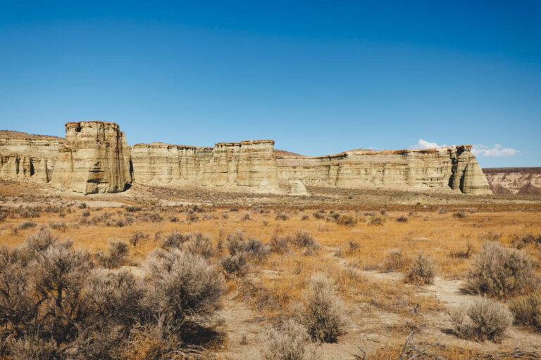 The unique Pillars of Rome rock formations in Jordan Valley.