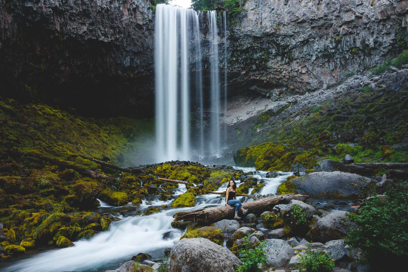 Mt. Hood waterfalls.