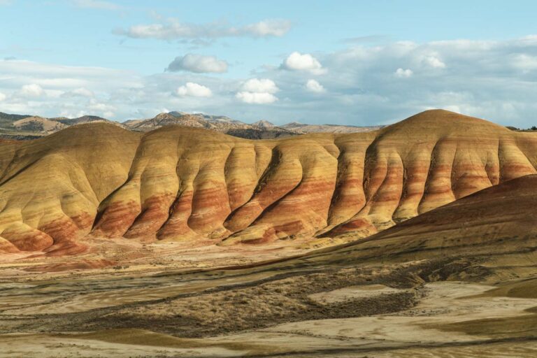 View of the Painted Hills in Oregon