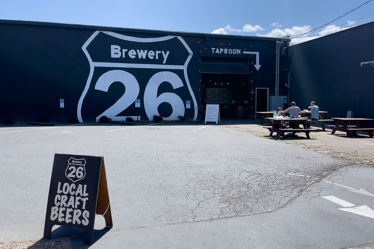 Brewery 26 outside shot.