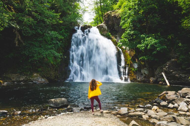 Young’s River Falls Outside Astoria, Oregon