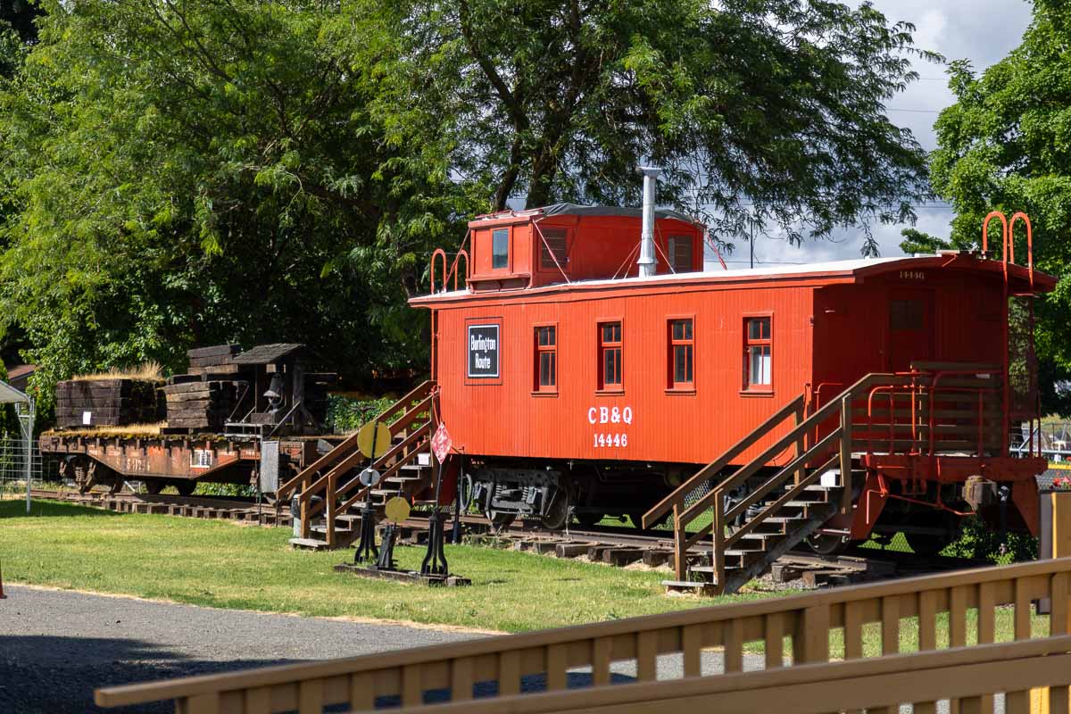 Medford Railroad Park trolly.