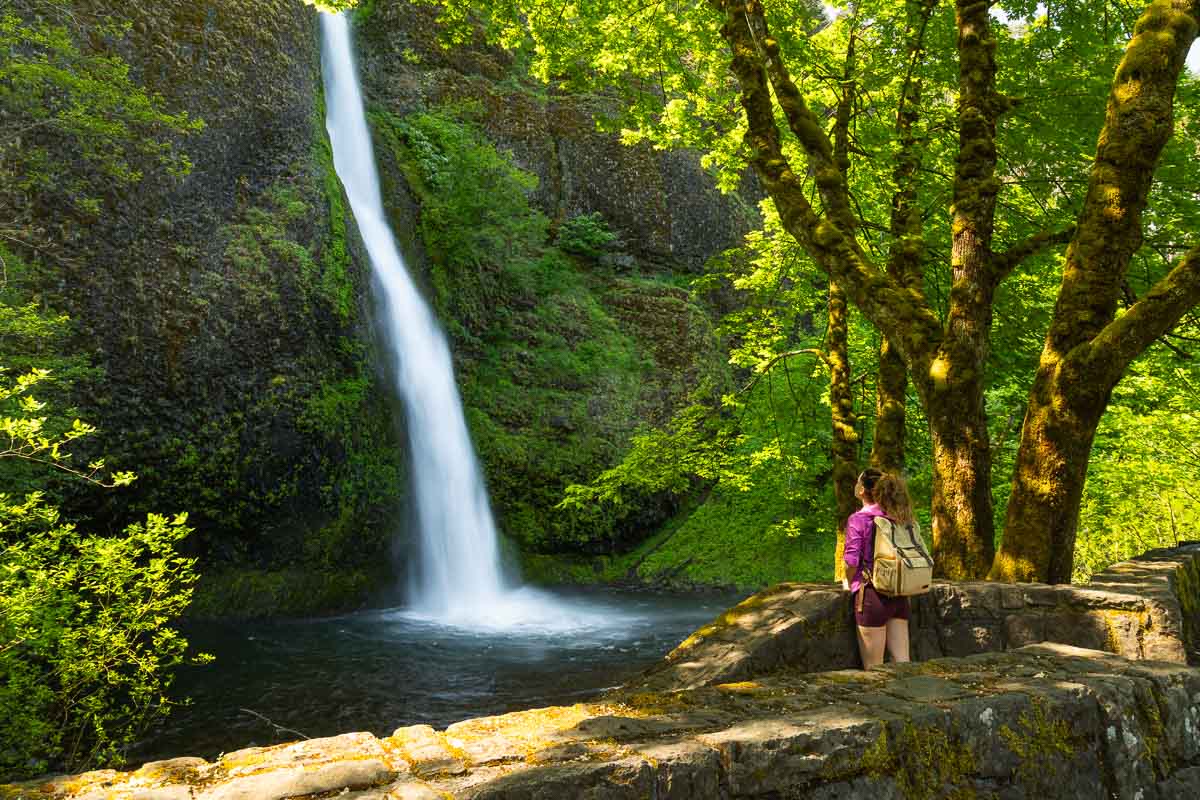 Nina at horsetail falls.