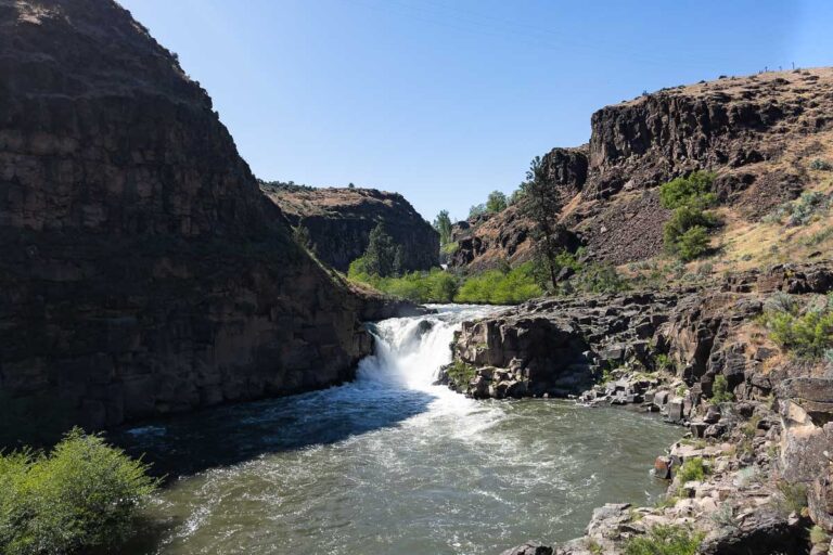 White River Falls smaller falls